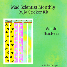 Mad Scientist Monthly Planner Sticker Kit Digital Download