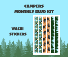Campers Monthly Bujo Sticker Kit Digital Download