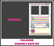 Polaroid Monthly Bujo Sticker Kit Digital Download