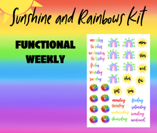 Sunshine and Rainbow Monthly Bujo Kit Digital Download