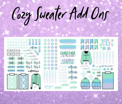 Cozy Sweater Add Ons Digital Download
