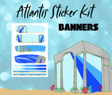 Atlantis Monthly Bujo Sticker Kit - Physical Stickers