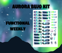 Aurora Monthly Bujo Sticker Kit - Physical Stickers