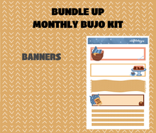 Bundle Up Monthly Bujo Sticker Kit - Physical Stickers