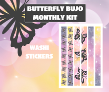 Butterfly Monthly Bujo Sticker Kit - Physical Stickers