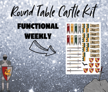 Castle Monthly Bujo Sticker Kit - Physical Stickers