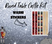 Castle Monthly Bujo Sticker Kit - Physical Stickers