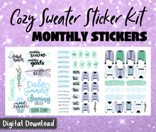 Cozy Sweater Sticker Kit Digital Download