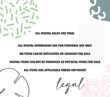 Enchanted Library Monthly Bujo Sticker Kit Digital Download