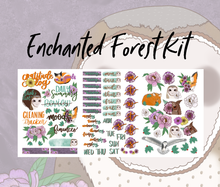 Enchanted Forest Monthly Bujo Sticker Kit - Physical Stickers