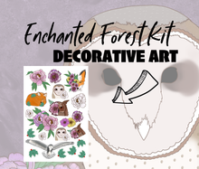 Enchanted Forest Monthly Bujo Sticker Kit - Physical Stickers
