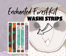 Enchanted Forest Monthly Bujo Sticker Kit - Physical Stickers