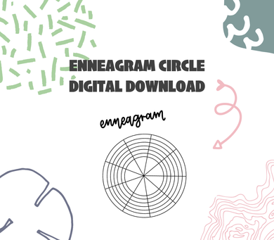 Enneagram Circle Digital Download