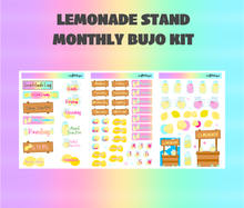 Lemonade Monthly Bujo Sticker Kit - Physical Stickers