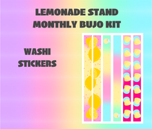 Lemonade Monthly Bujo Sticker Kit - Physical Stickers
