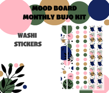 Mood Board Monthly Bujo Sticker Kit - Physical Stickers