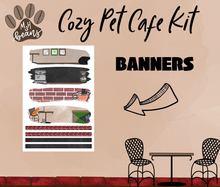 Cozy Pet Cafe Monthly Bujo Sticker Kit - Physical Stickers