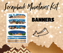 Scrapbook Mountain Monthly Bujo Sticker Kit - Physical Stickers