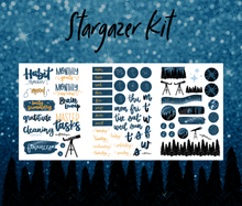 Stargazer Monthly Bujo Sticker Kit - Physical Stickers