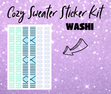 Cozy Sweater Monthly Bujo Sticker Kit - Physical Stickers