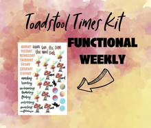 Toadstool Times Monthly Bujo Sticker Kit - Physical Stickers