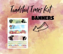 Toadstool Times Monthly Bujo Sticker Kit - Physical Stickers