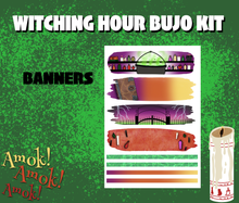 Witching Hour Monthly Bujo Sticker Kit - Physical Stickers