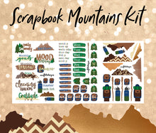 Scrapbook Mountain Monthly Bujo Sticker Kit - Physical Stickers