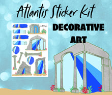 Atlantis Monthly Bujo Sticker Kit - Physical Stickers