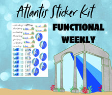 Atlantis Monthly Bujo Sticker Kit - Physical Stickers