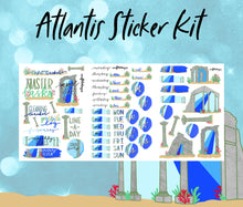 Atlantis Monthly Bujo Sticker Kit - Physical Stickers