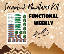 Scrapbook Mountain Monthly Bujo Sticker Kit - Physical Stickers