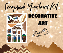 Scrapbook Mountain Monthly Bujo Sticker Kit - Physical Stickers