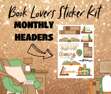 Book Lovers Monthly Bujo Sticker Kit - Physical Stickers