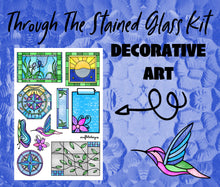 Through The Stained Glass Monthly Bujo Sticker Kit - Physical Stickers