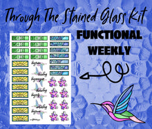 Through The Stained Glass Monthly Bujo Sticker Kit - Physical Stickers