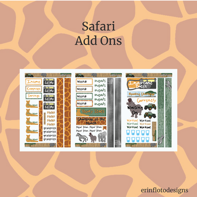 Safari Kit Add Ons Digital Download