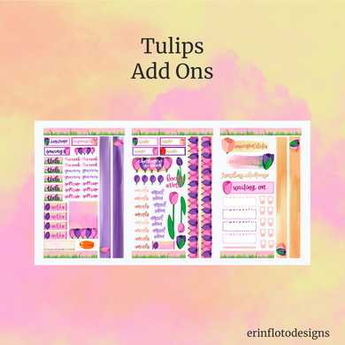 Tulip Kit Add Ons Digital Download