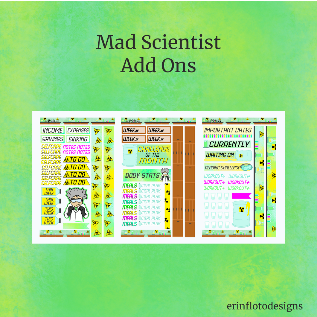 Mad Scientist Add Ons Digital Download