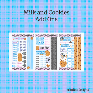 Milk and Cookies Add Ons Digital Download