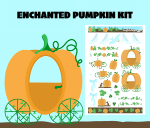Enchanted Pumpkin Monthly Bujo Sticker Kit Digital Download