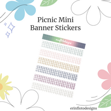 Picnic Banner Stickers Digital Download