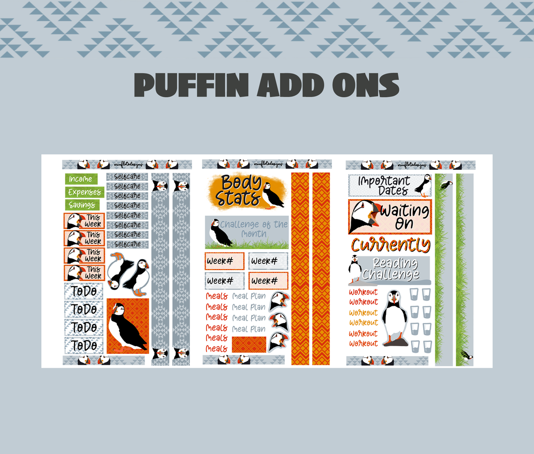 Puffin Add Ons Digital Download