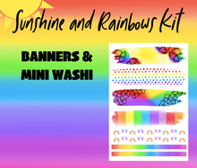Sunshine and Rainbow Monthly Bujo Kit Digital Download