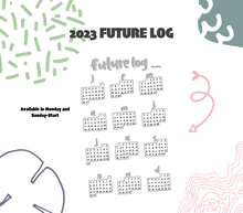 Digital Download - 2023 Future Log Stickers