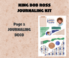 King Bob Ross Journaling Sticker Kit Digital Download