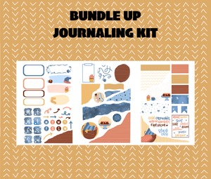 Digital Download - Bundle Up Journaling Sticker Kit