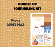 Bundle Up Journaling Sticker Kit Digital Download