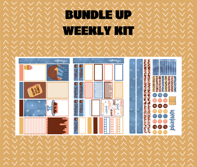 Bundle Up Weekly Sticker Kit Digital Download