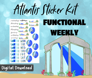 Digital Download - Atlantis Sticker Kit